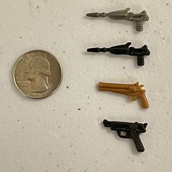 GIjoe 3.75" Accessories - Science Pistols - QTY 4 - Ship Only