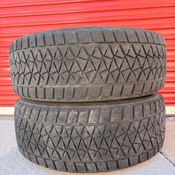 255-60-18 / PAIR / BRIDGESTONE BLIZZAKS 