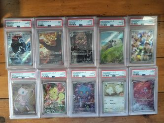 PSA Graded Pokémon Cards Lot of 10