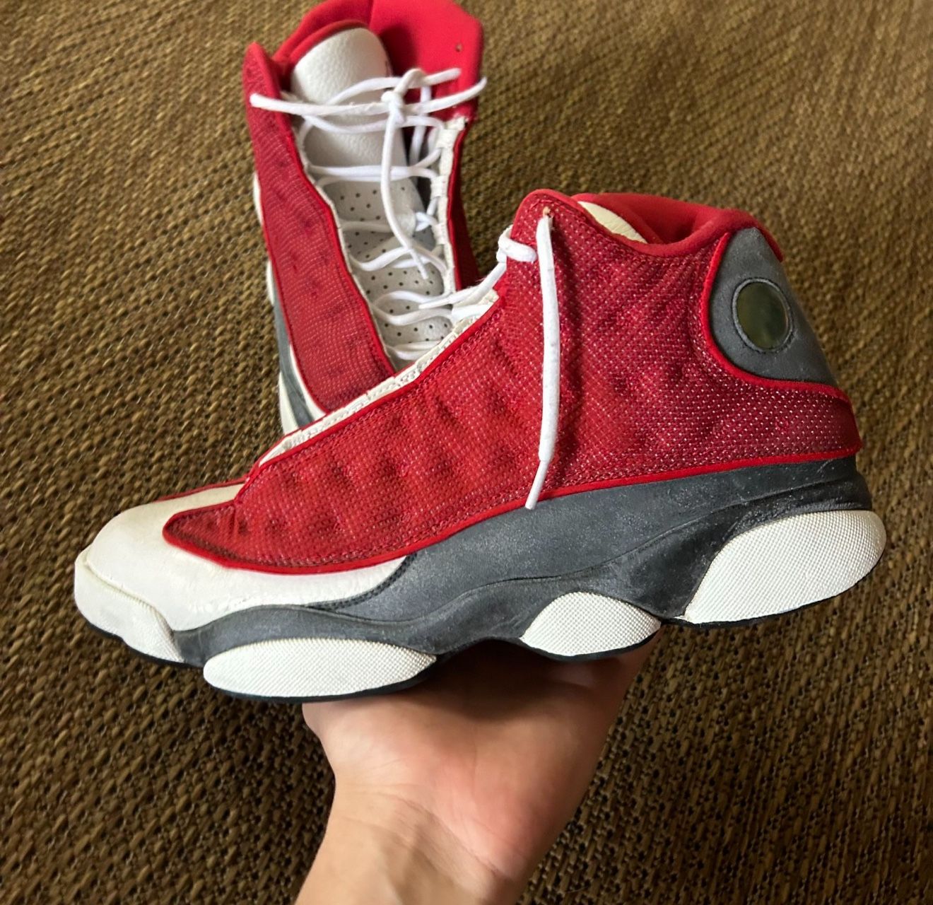 Jordan 13 Red White Flints