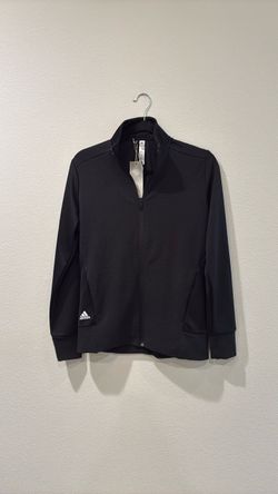 Adidas Women’s Textured Golf Jacket. Black. Sz M