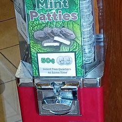 Chocolate Mint Patty Vending Machine – 50 Cent Coin Mechanism – $200
