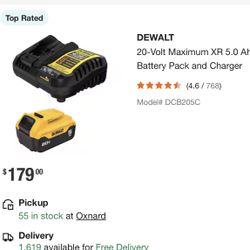 Dewalt 20v 2amp & Charger Brand New