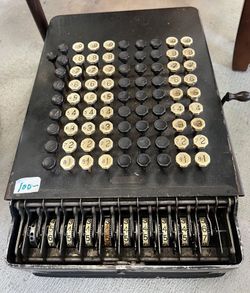 Antique Burrows Adding Macine