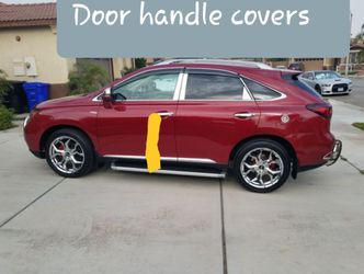 2010-2015 Lexus RX350 RX450H Mirror Chrome Door Handle Cover Cap W/Smart Key