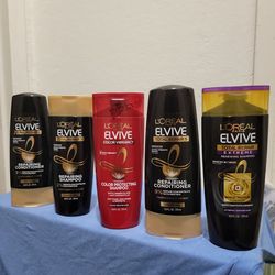 Tres shampoo y dos acondicionadores por $20
