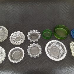 11 Vintage Ashtrays 