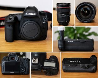 Canon EOS 5D Mark IV NEW + 24-70mm f/2.8L II + NEW BG-E20 Grip