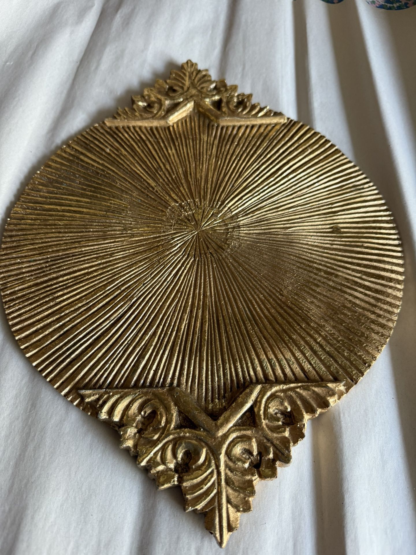 Gold Tray For Decor Or Packaging