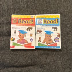 Your Baby Can Read! DVD Lot (Starter + Volume 2) Early Language System