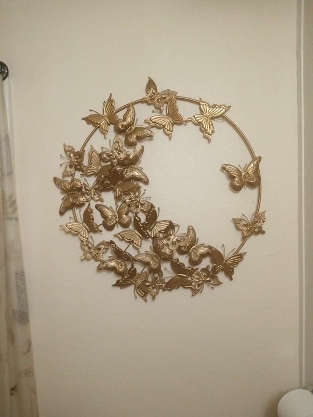 Gold Butterfly Decor