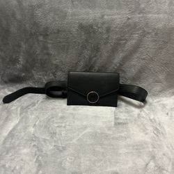 Aldo black fanny pack/shoulder purse