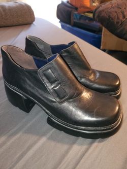 OZONE  ABBEY black Upper Leather Shoes Or Boots 