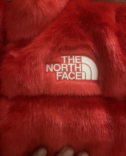 SUPREME x The North Face   Faux Fur Nuptse Jacket   Red Sz L for