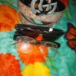 Ray Bans Gucci Belt And Glasses 