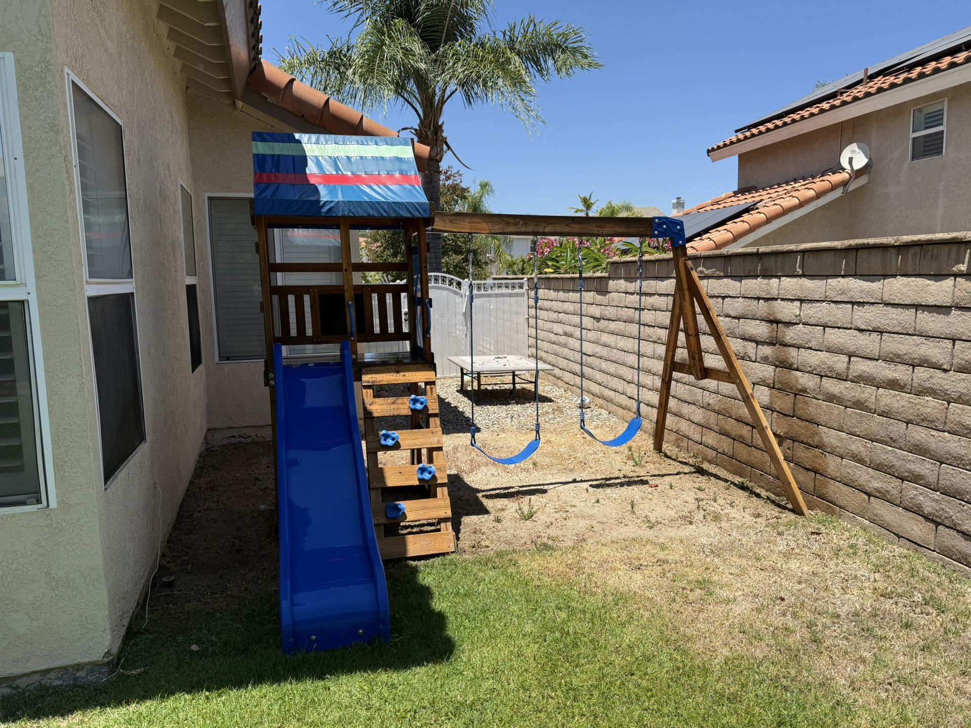 Outdoor Play And Swing Set