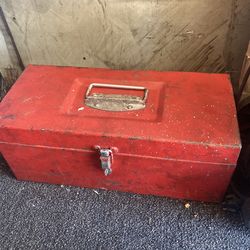 Tool box with tools