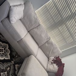 Large Couch W Foot Rest