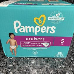Pampers Cruisers Size 5 (60 Diapers)