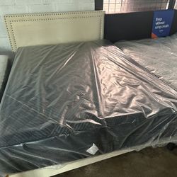 New 12” Queen Hybrid Cool gel Firm Mattress - $0 Down, Flexible Payments Available 