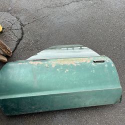 1977 THUNDERBIRD LEFT DOOR SHELL USED GREEN OEM FORD 1(contact info removed)