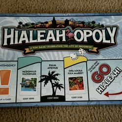 Hialeahopoly Board Game New 