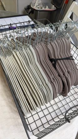 Velvet Clothes Hangers Set of 60