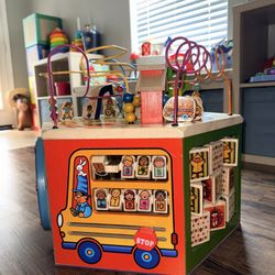 Wooden Activity Cube 