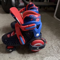 Roller Derby Youth Roller Skates Red Blue Size 11-2 Youth
