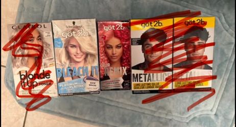 Hair Box Dye LOT $10 For Rest BLACK and blonde toner SOLD