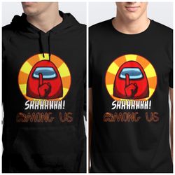 Among Us Shhhhh T Shirt Hoodie