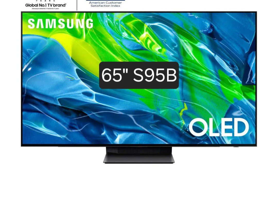 SAMSUNG 65" INCH OLED 4K SMART TV S95B ACCESSORIES INCLUDED 