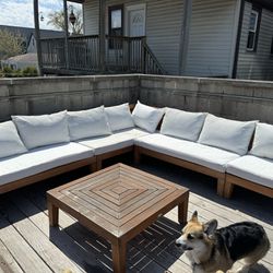 5 Piece Outdoor Sectional Set 