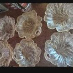 6 Vintage Indiana Glass Dishes