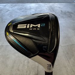 Taylormade Sim2 Max 3 Wood Regular Flex
