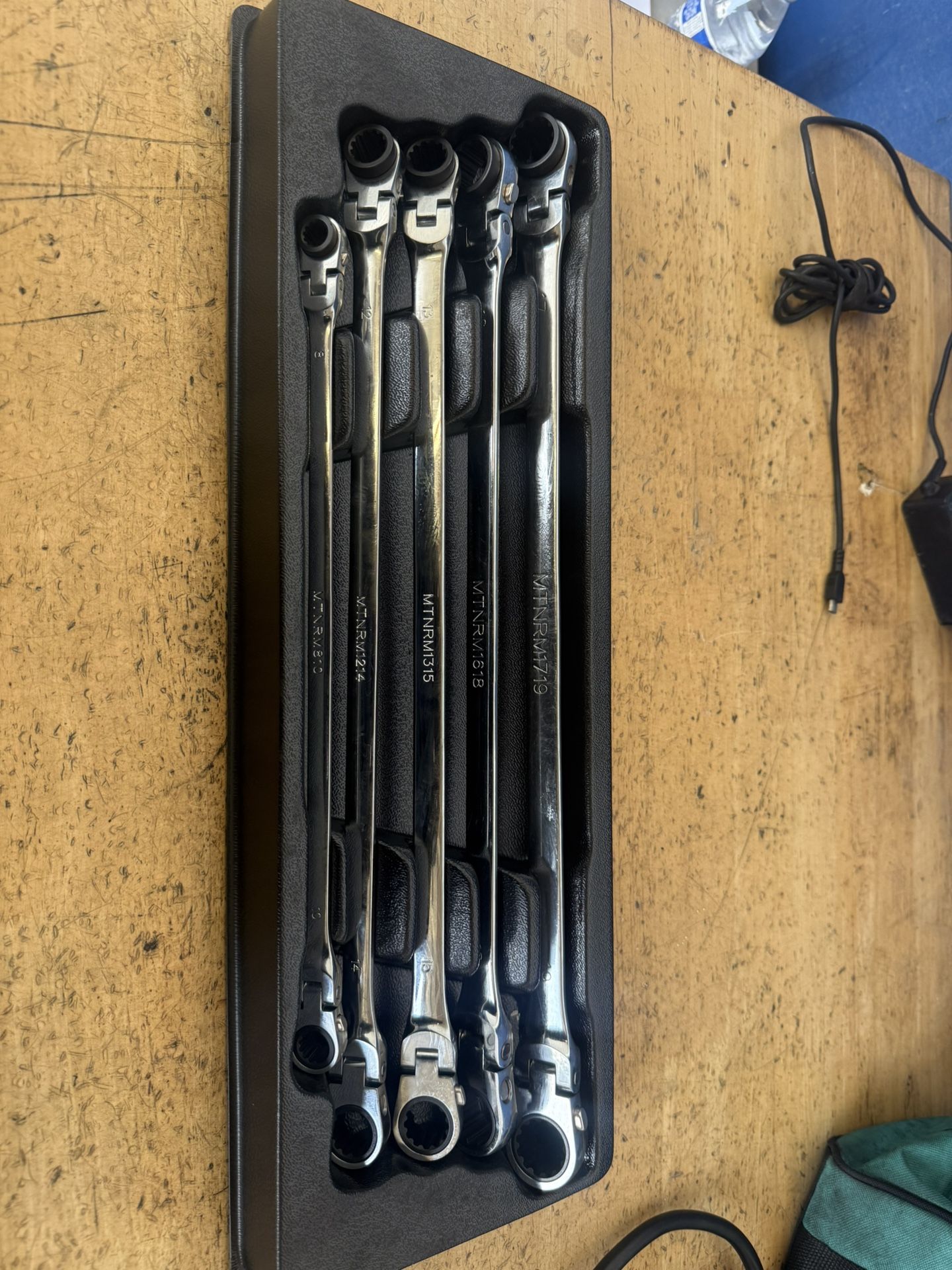 MOUNTAIN RM6 5 Piece Reversible Double Box Ratcheting Wrenches