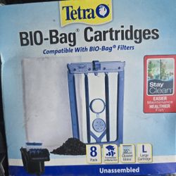 Aquarium Filter Cartridges, Large, 8 Pack