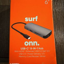 USB-C 8 In 1 Hub