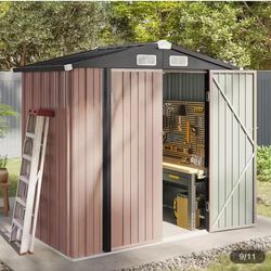 [brand New] 4x6 Metal Storage Shed
