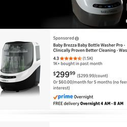 Baby brezza washer ,dryer and sterilizer