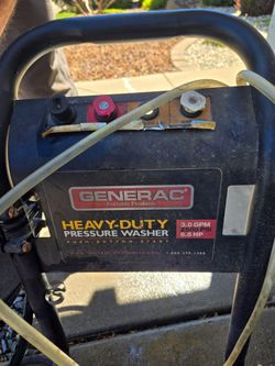 Generac Heavy-Duty Gas Pressure Washer 2500 PSI