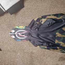 Bape Zip Up. Hoodie