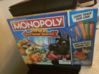 Monopoly junior electronic banking toy for kids