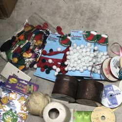 Fabric And Many Crafts Supply . To Many To Itemized . Brand New 