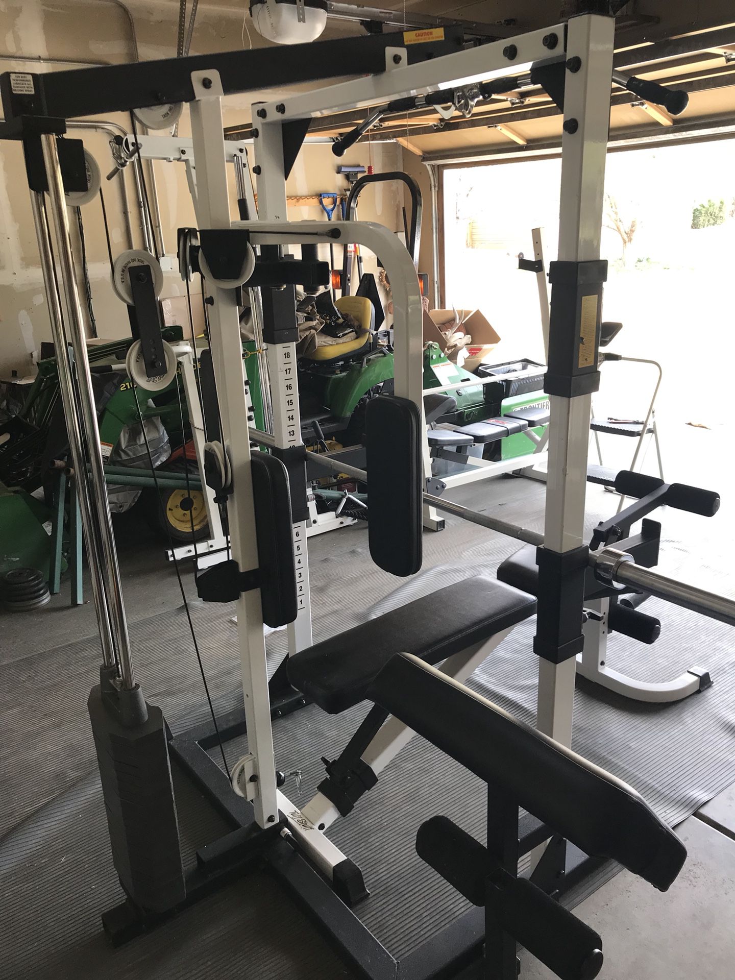Tuff Stuff - THD 345 w/ Bench & all attachments for 175$ : r/homegym