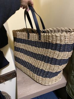 Hearth And Hand Wicker Bag