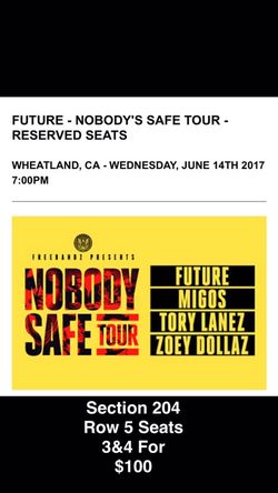 Nobody Safe Tour