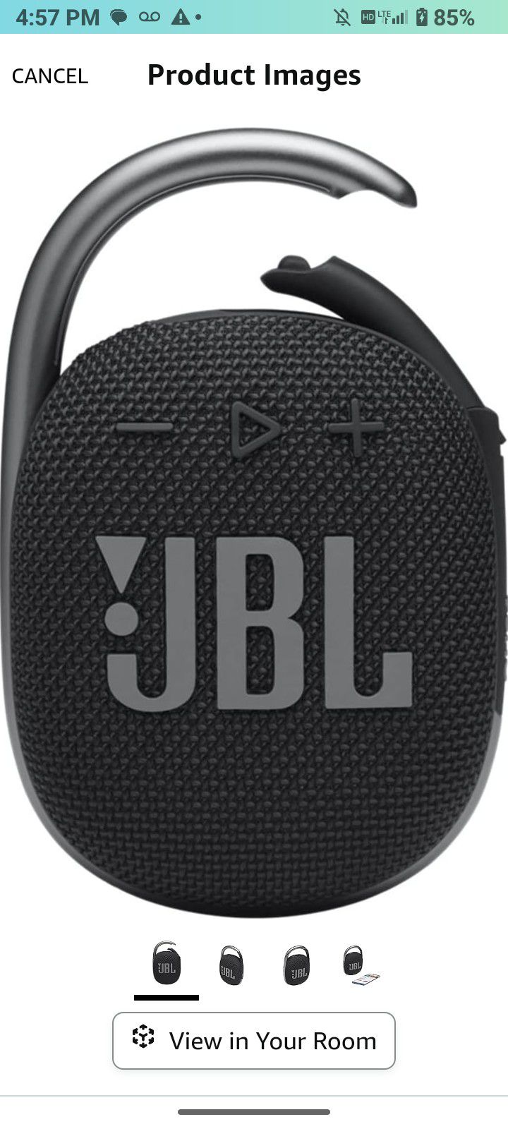 JBL CLIP 4 ***LOWEST PRICE ON OFFER UP AND MARKETPLACE*** BLACK & GRAY