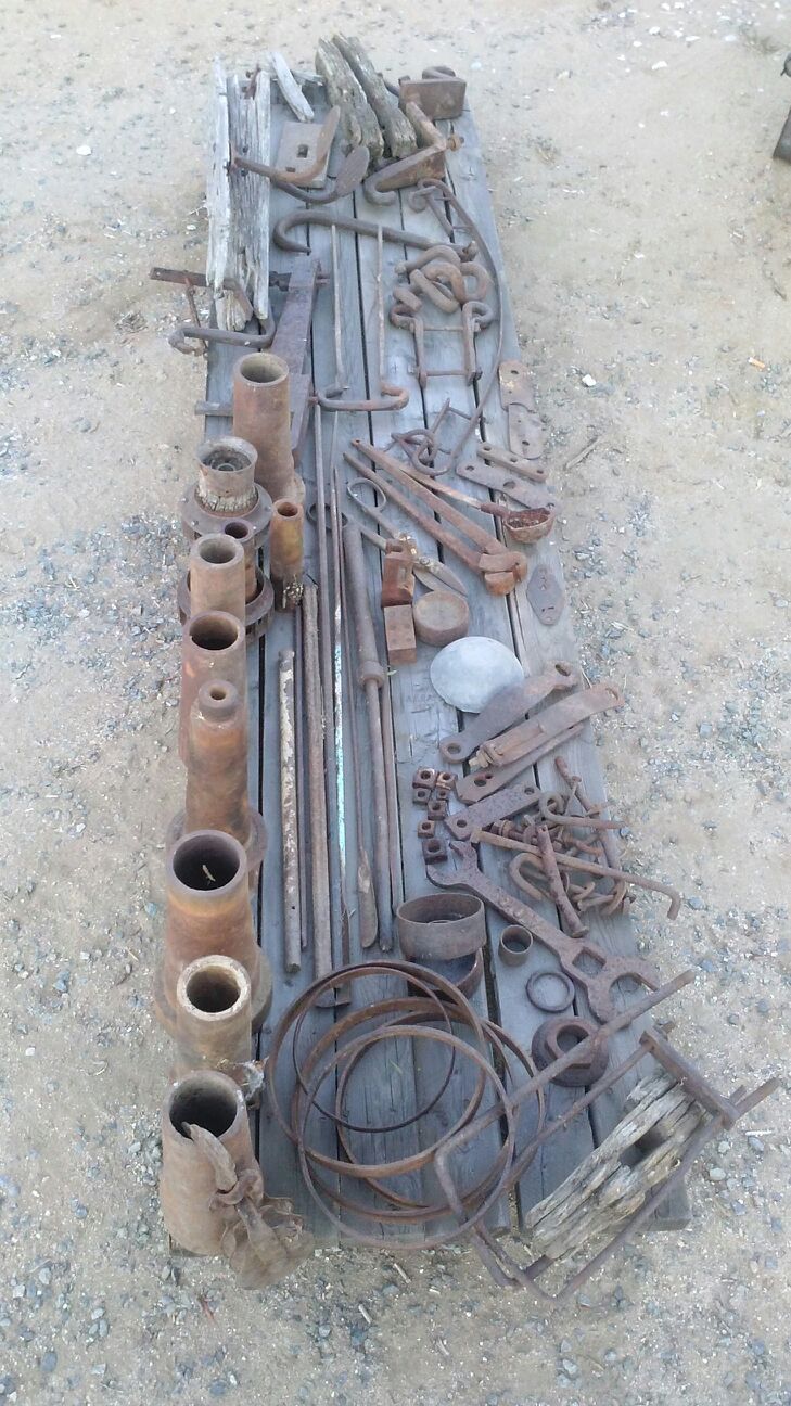 Antique wagon parts