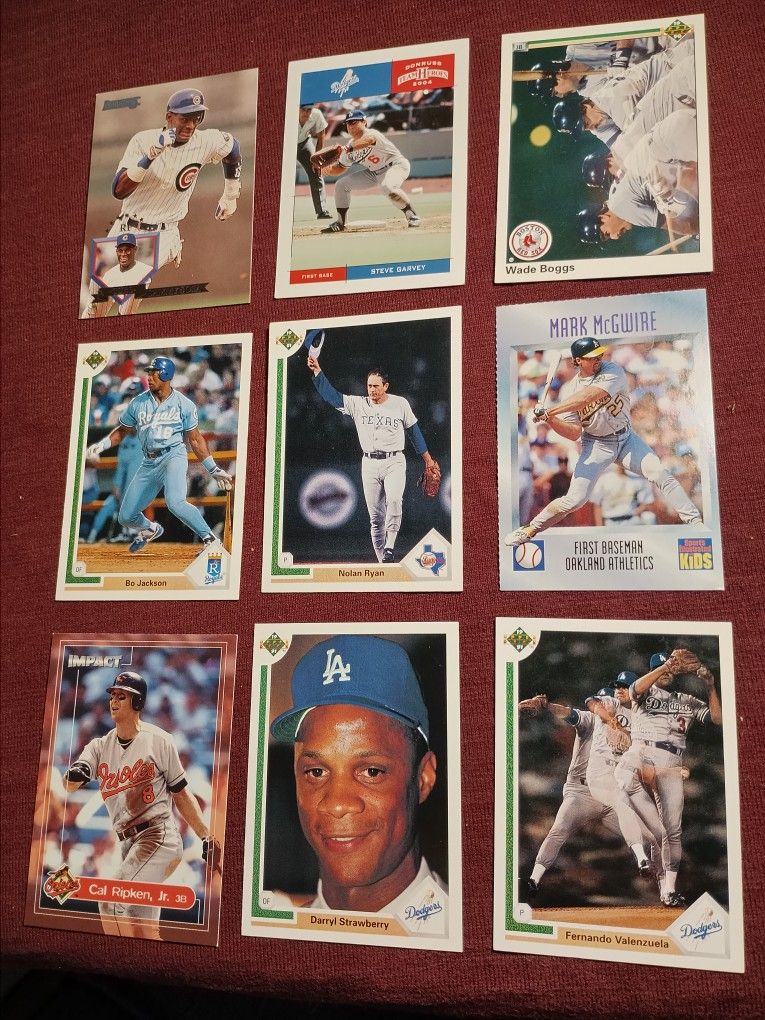 BASEBALL GREATS CARDS 